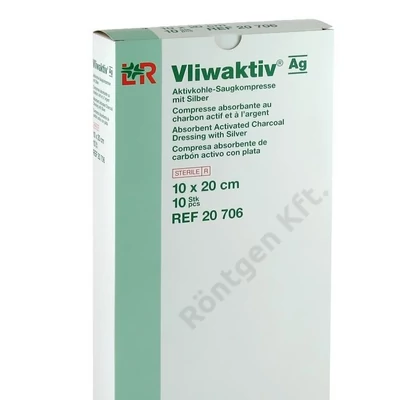 Vliwaktív AG 10x20 cm 10db/cs aktív szén tartalmú szívópárna