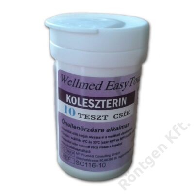 Wellmed koleszterin tesztcsík GC vagy GCU készülékhez