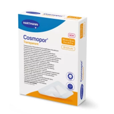 Cosmopor transparent steril filmkötszer sebpárnával 10x12cm - 25db/doboz