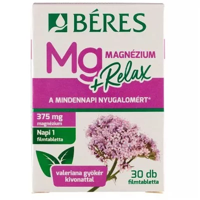Béres Magnézium+Relax filmtabletta 30 db