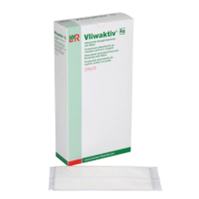 Vliwaktív AG sebfedő 20x10cm